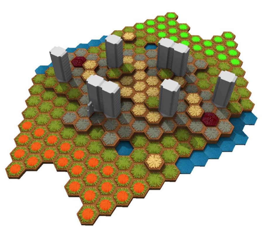 Ceremony Heroscape tournament map