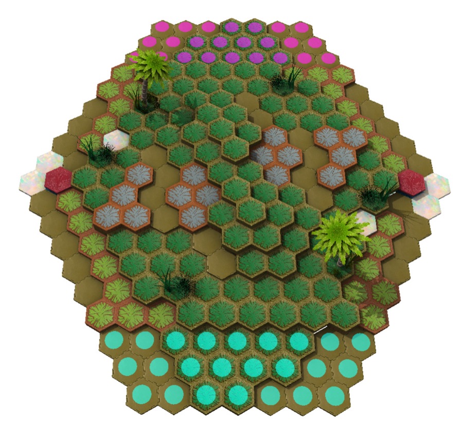 Ewashia's Ascent Heroscape tournament map