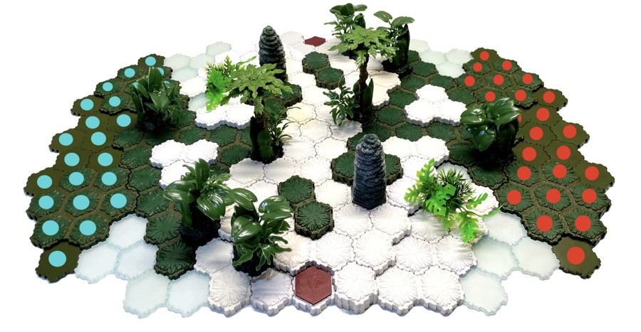 Spring Fling Heroscape tournament map